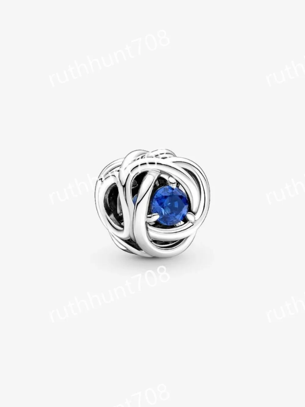 Pandora September Blue Eternity Circle Charm|Pendant